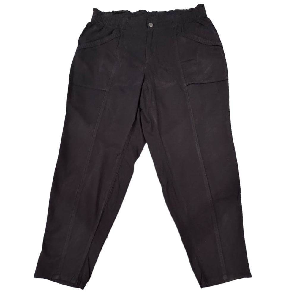 OLD NAVY Black Paper Bag Hi-rise Pants Size 2X